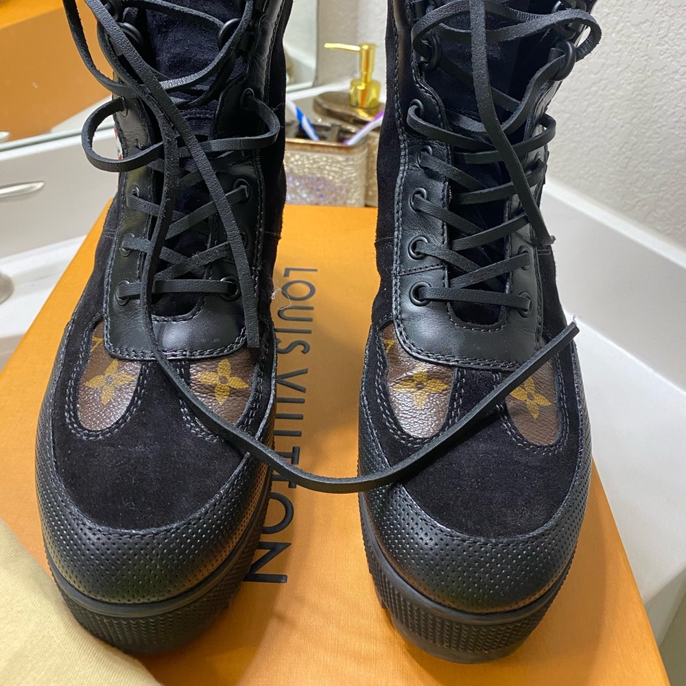 Louis Vuitton Combat Boots